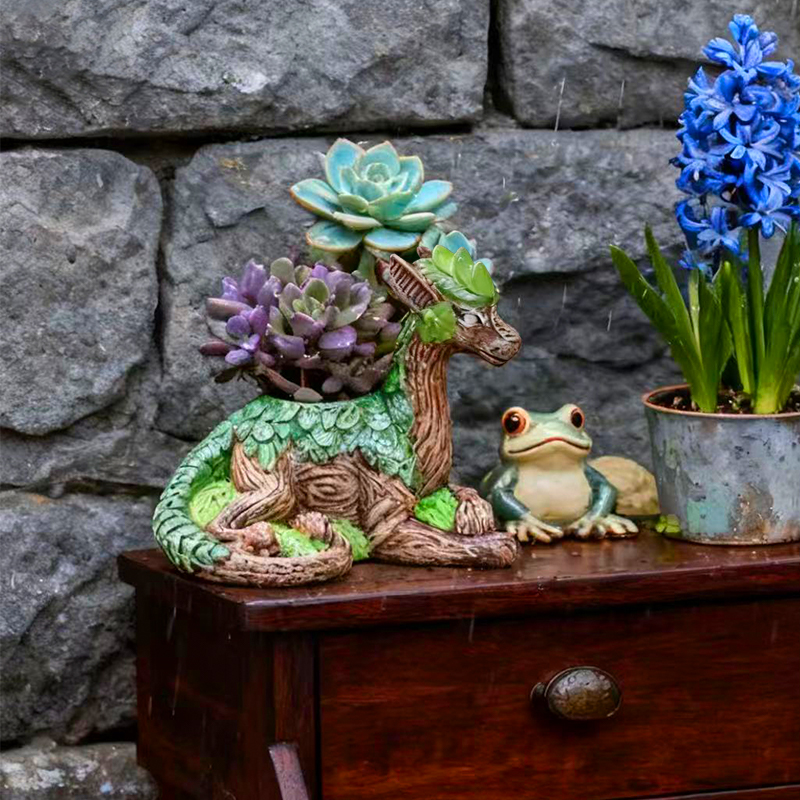 Creative Dragon Tree Flower Po - Snake Plant Ceramic 评论和价格