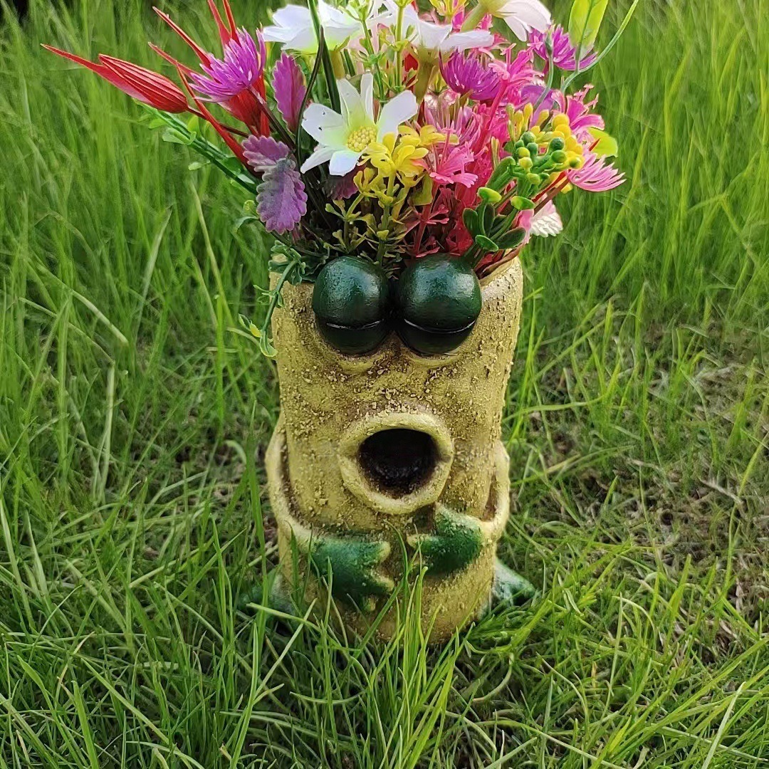 Resin Frog Planter with Draina - Snake Plant Ceramic 评论和价格