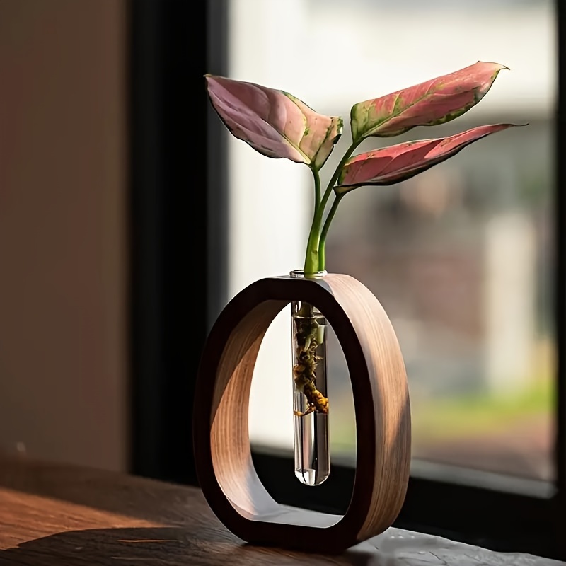 1pc Walnut Solid Wood Flower S - Snake Plant Ceramic 评论和价格