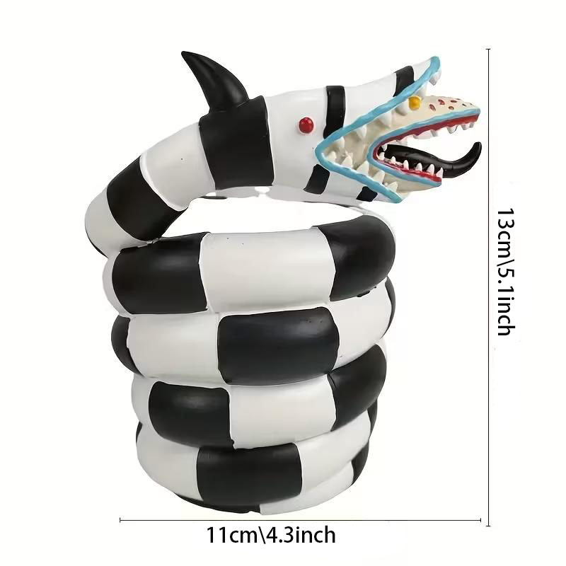 1 Piece Black and White Snake- - Snake Plant Ceramic 评论和价格