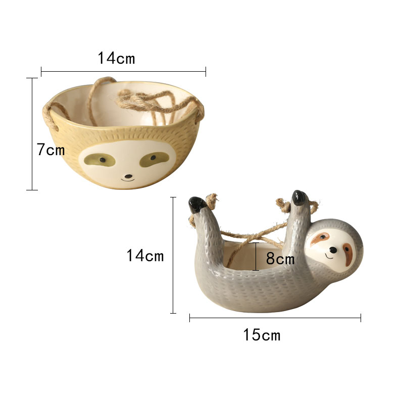 1Pcs Ceramic Hanging Plant Pot - Snake Plant Ceramic 评论和价格